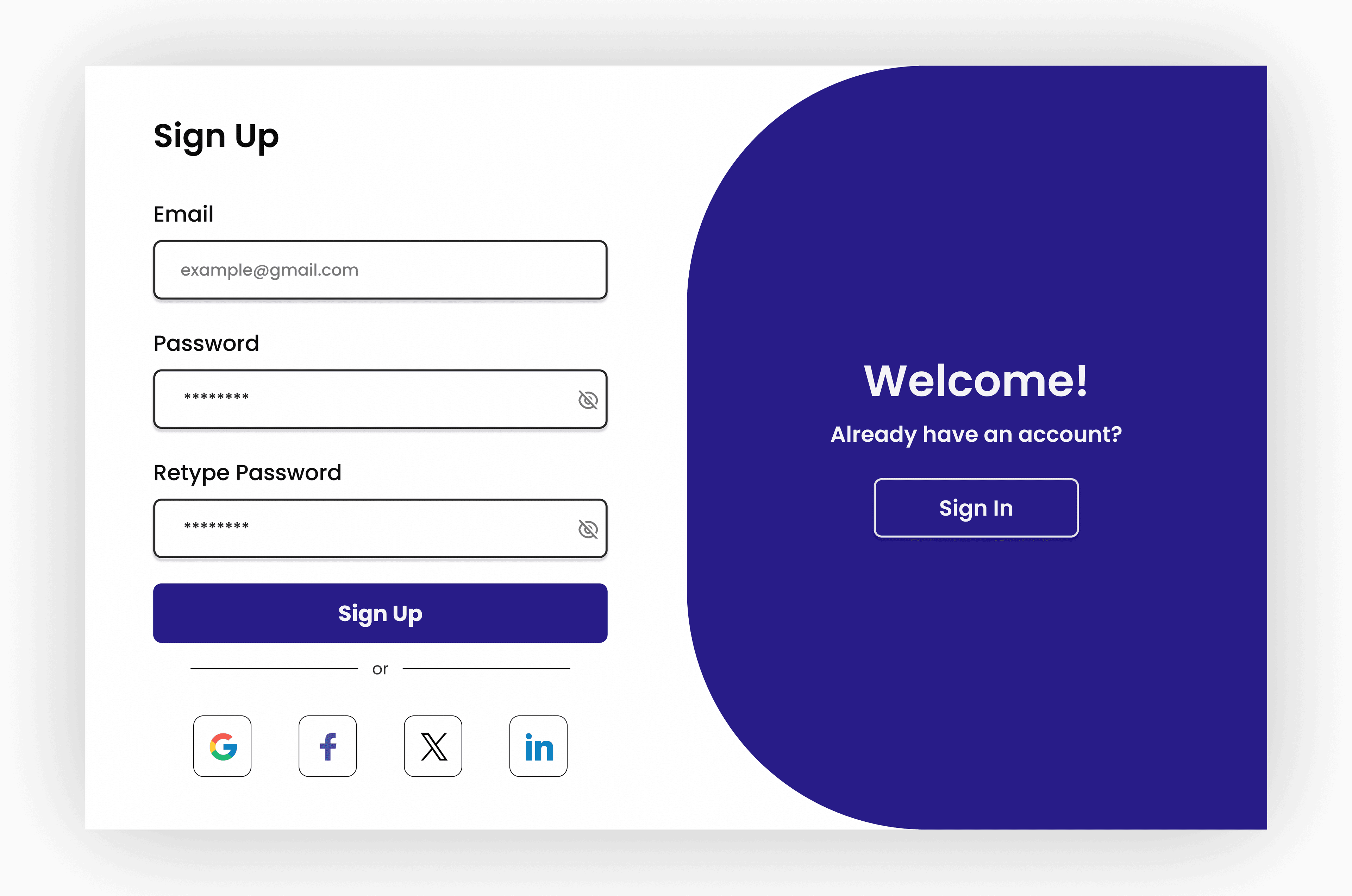 Sign up Page-11